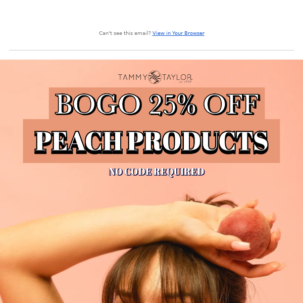 SALE CONTINUES! BOGO 25% OFF PEACH PRODUCTS!💅✨🍑