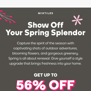 Put Up Your Spring Shots 📸