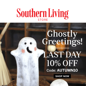 Ghostly Greetings! 👻 Last Day to Save 10%