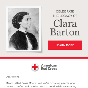Celebrating Red Cross month and the woman who started it all 