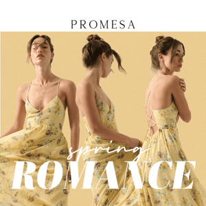 Start your spring romance with new floral prints!