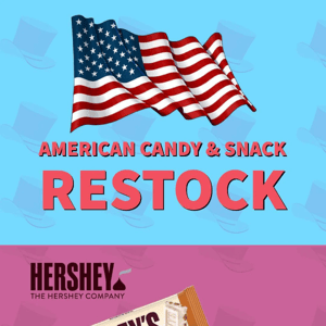 American Candy & Snack Restock! 🍭