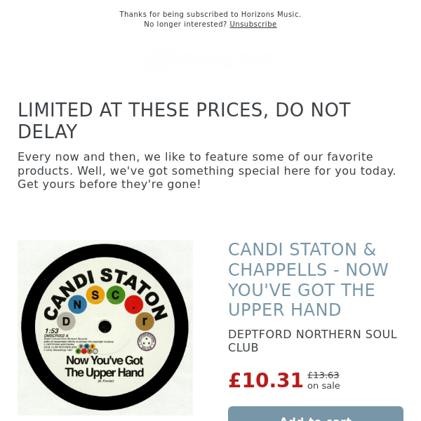 SALE! DEPTFORD NORTHERN SOUL CLUB RECORDS - Vinyl 7"s