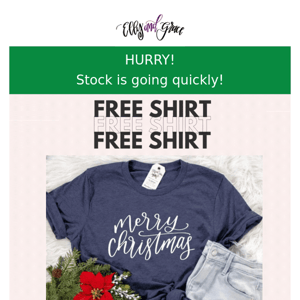 🎄 FREE SHIRT?! Yes, Please!