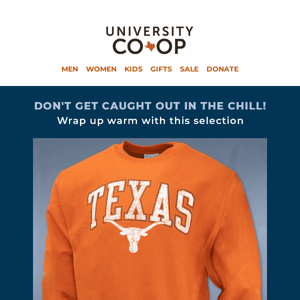 Everyday Longhorn gear from our favorite brands