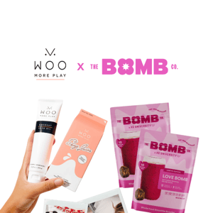 GIVEAWAY: WOO x The Bomb Co 💗