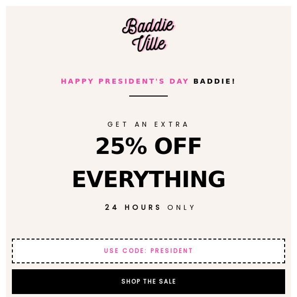 💥 Save Up to 25% OFF Everything