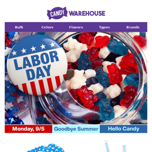 🇺🇸 Patriotic Candy For Your Labor Day Celebration!