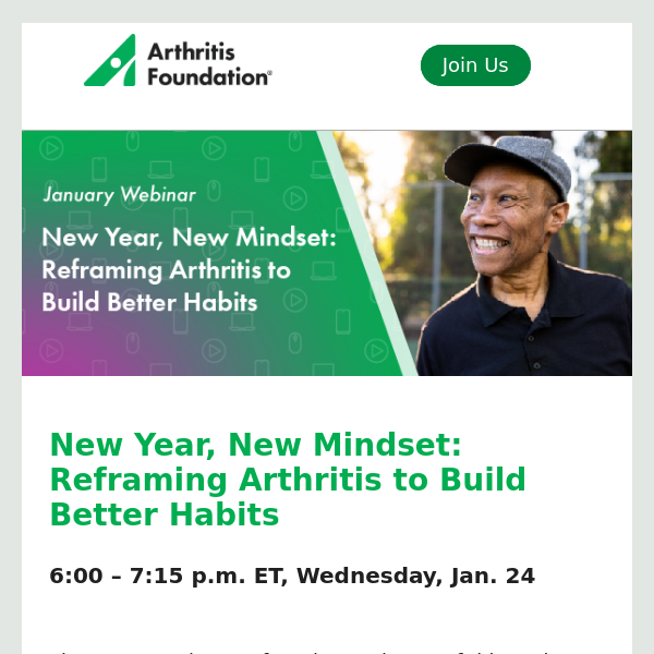 Reframing Arthritis to Build Better Habits