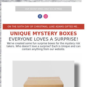 Mystery Boxes!🎁Discounted Surprises For Everyone