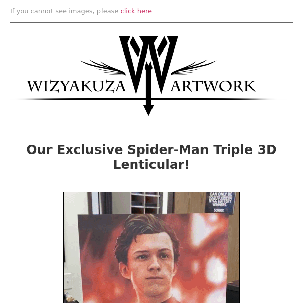 IT'S HERE! Our Spider-Man 3D Triple Lenticular (No Way Home)! || Wizyakuza.com