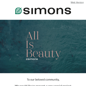 Our new project: All Is Beauty