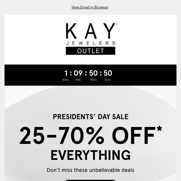 Say “I do” to 25-70% OFF EVERYTHING!