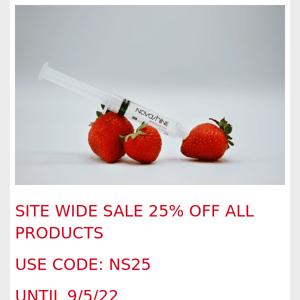 SITE WIDE SALE 25% OFF