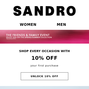 Take 10% Off These Sandro Looks