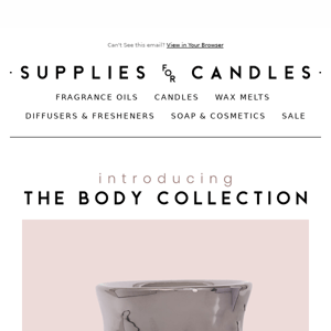 BRAND NEW: Body Wax Melt Burners! 🍑