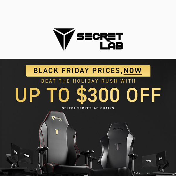 Black Friday Prices: Chairs, desks & more