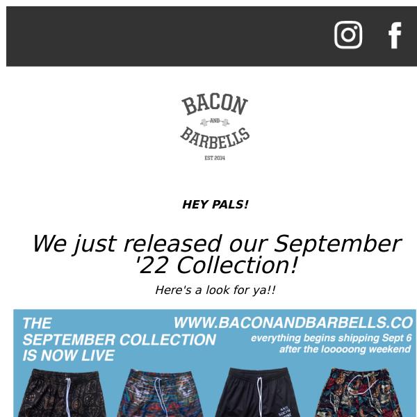 Our September '22 Collection is LIVE!