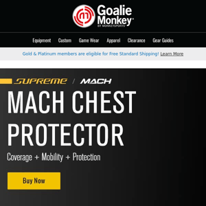 Bauer Supreme Mach Chest Protector: Coverage + Mobility + Protection