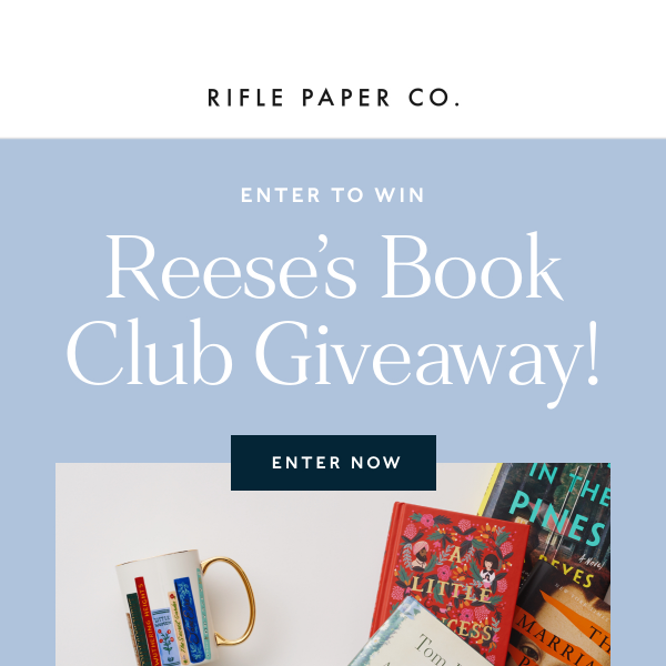 Rifle Paper Co Canvas Tote Bag - Book Club – Relish Decor