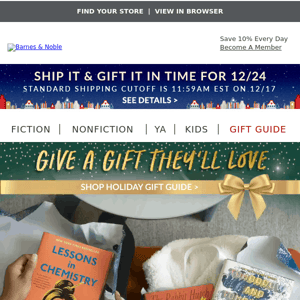 Find Gifts They'll Love at B&N