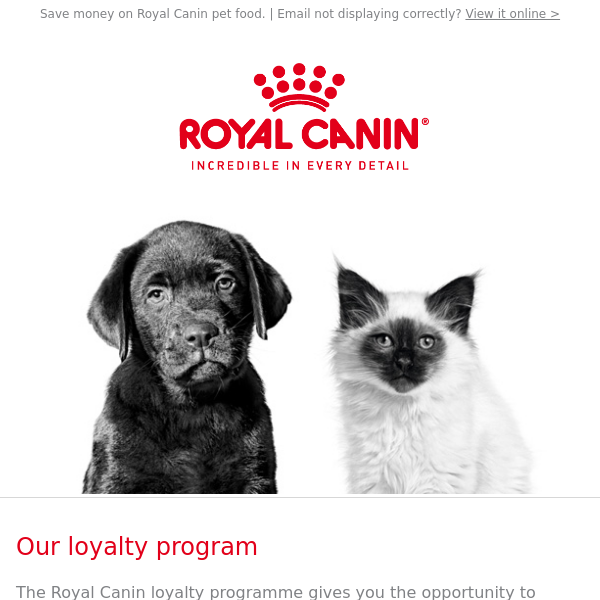 Want to join our Loyalty Programme?