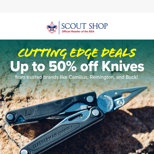Breaking—Unbelievable Knife Markdowns at Scout Shop