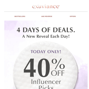 Today Only: 40% Off Influencer Picks