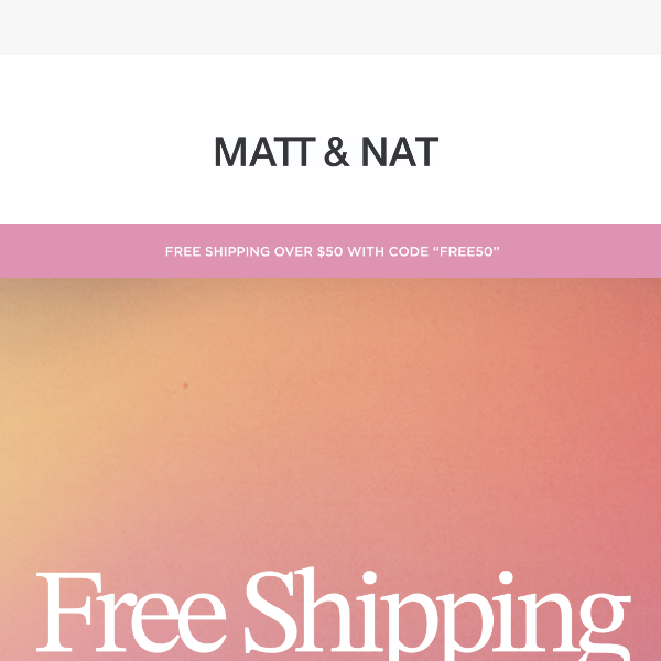 FREE SHIPPING IS BACK! 😋