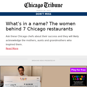 What’s in a name? The women behind 7 Chicago restaurants