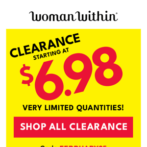 💙 Bundle Up, Thank You! From $6.98 CLEARANCE!