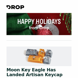 Moon Key Eagle Has Landed Artisan Keycap, Cayin YB04 IEM, Drop + The Lord of the Rings Dwarvish Keyboard and more...