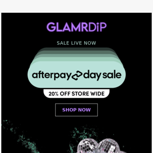 Afterpay Day Sale Starts Now!