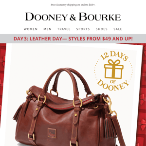 Don't Miss Day 3: Leather Day! Up to 60% Off!