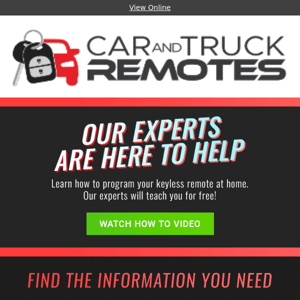 Car And Truck Remotes We're Here to Help