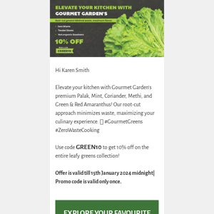 🌿 Get Your Greens for Less - 10% Discount Inside! 🌿