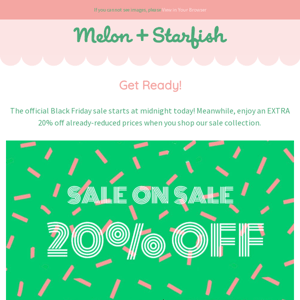 🍉 Extra, Extra 20% Off Sale Items
