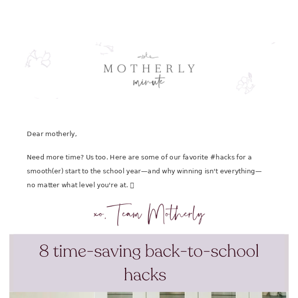 ⏰ 8 time-saving back-to-school hacks
