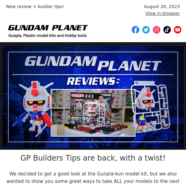 Gundam Planet - 1/1 Gunpla-Kun DX Set (with Runner Ver. Recreation