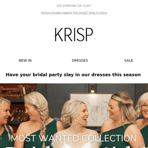 THIS SEASONS MOST WANTED | BRIDESMAID DRESSES