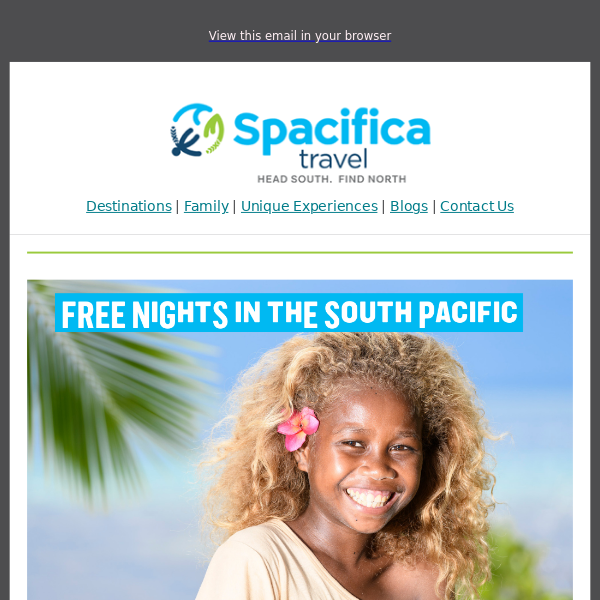 🌴 Free Nights in the South Pacific! 👙