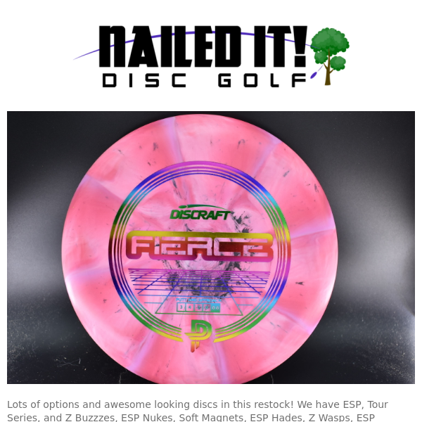 Discraft restock is here with Hades, Buzzzs and more!