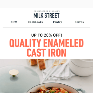 3 Days Only: Even Better Prices on Milo Enameled Cast Iron