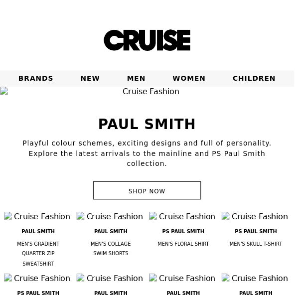 New: Paul Smith - Cruise Fashion