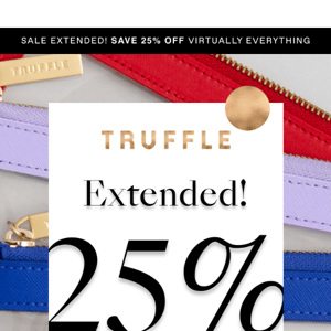 WOOT! Sale Extended! Enjoy 25% OFF
