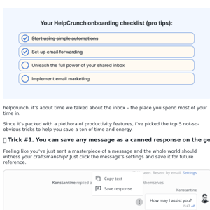 📬 HelpCrunch pro tip #3/4: Unleash the full power of your inbox
