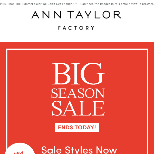 Sale Styles, Now Up To 75% Off + Extra 40% Off