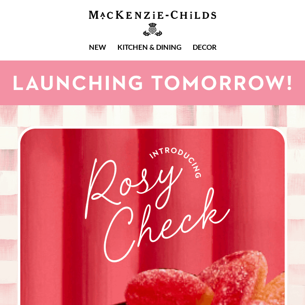 Rosy Check is launching tomorrow!
