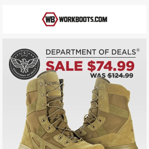 DOD: Reebok boots ONLY $74.99 💥