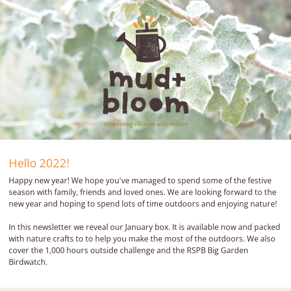 🌿 Welcome 2022 with Mud & Bloom!